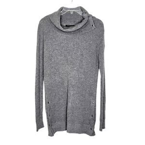 Banana Republic Gray Cowl Neck Tunic Sweater New With Tag XS
